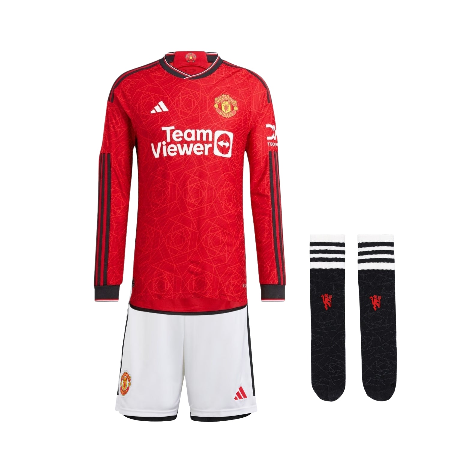 Kit - Manchester United Domicile 23/24 - Manches Longues