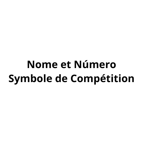 Personnalisation supplémentaire - Nom et Numéro + Symbole de la Compétition