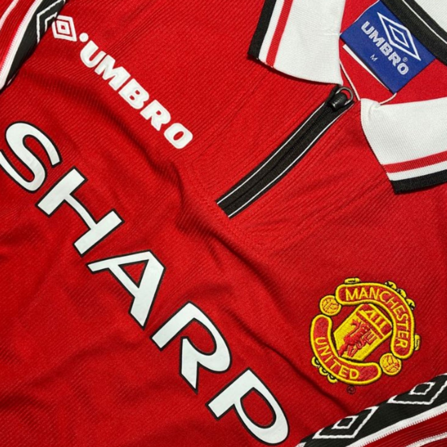 Manchester United Domicile 98/99 - Manches Longues