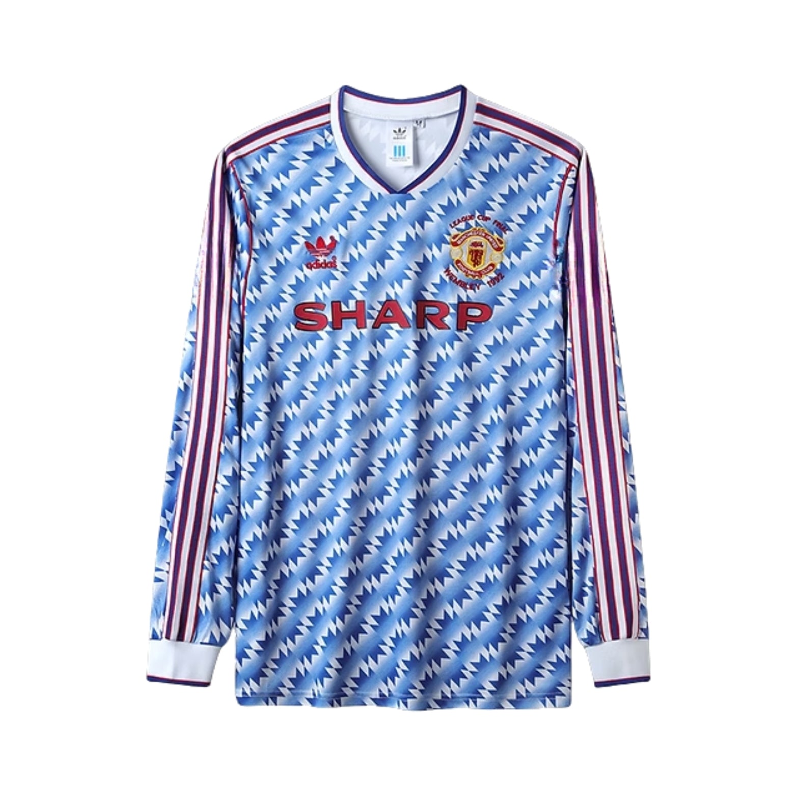 Manchester United Extérieur 91/92 - Manches Longues