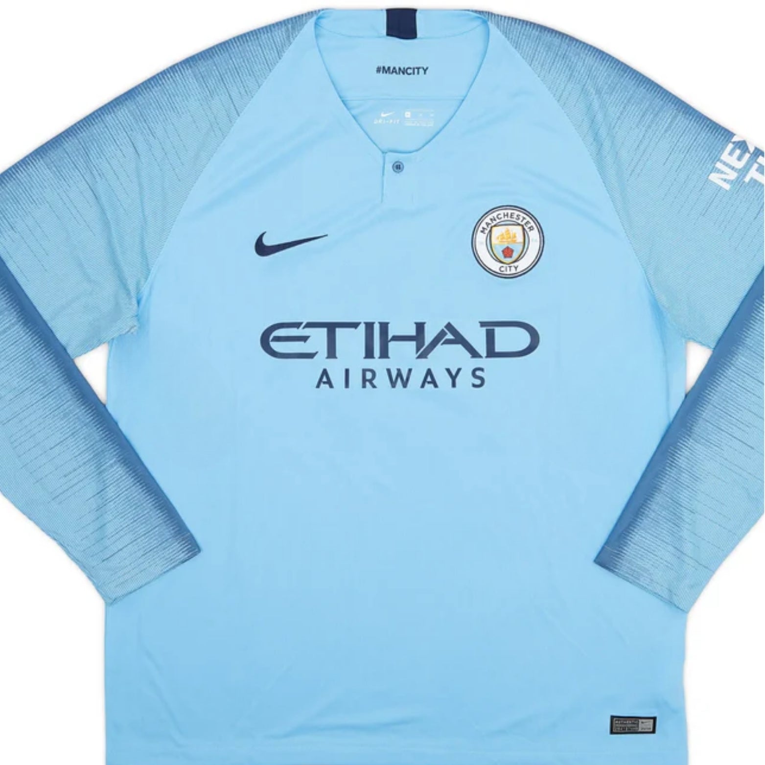 Manchester City Domicile 18/19 - Manches Longues