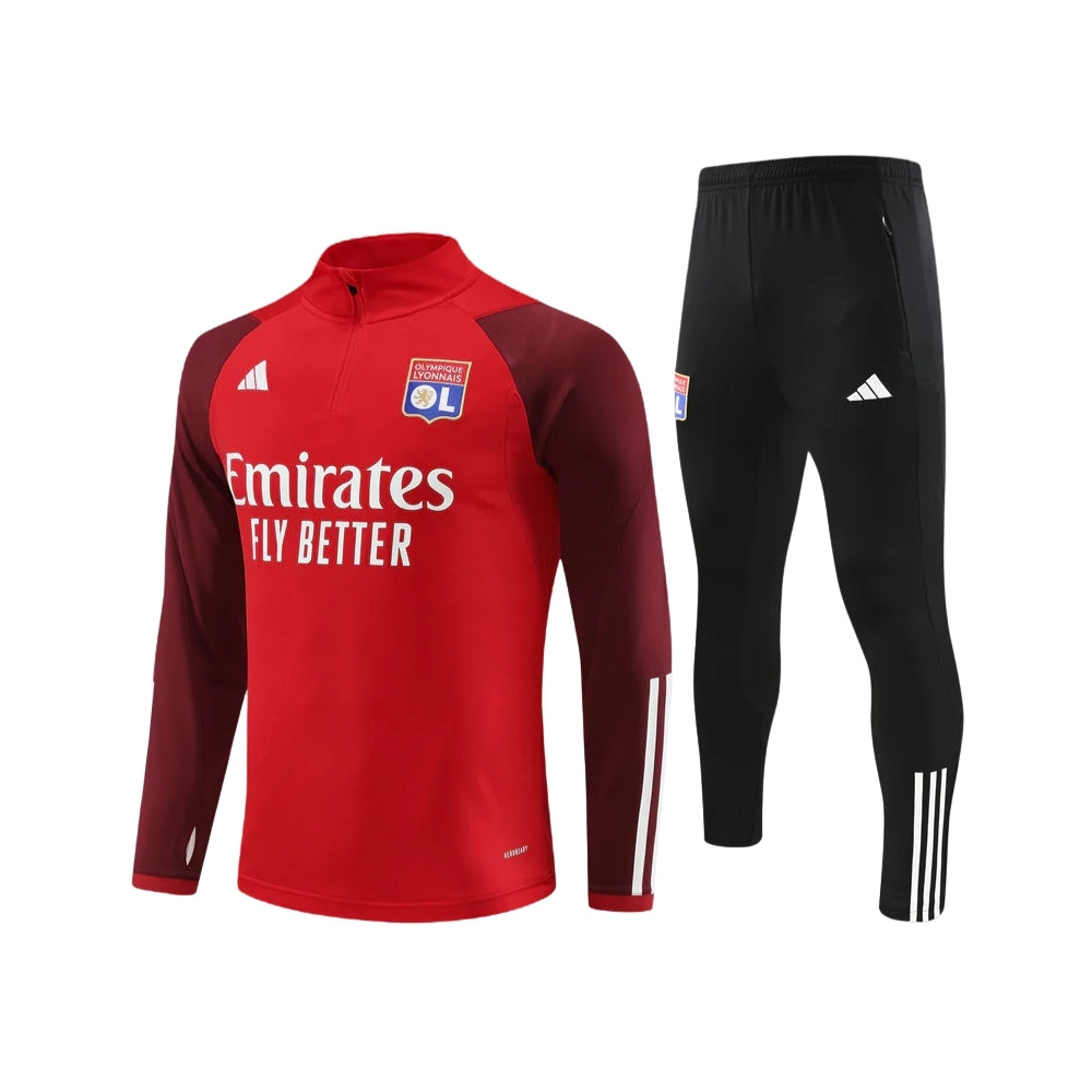 Olympique Lyonnais - Survêtement 1/2 Zip