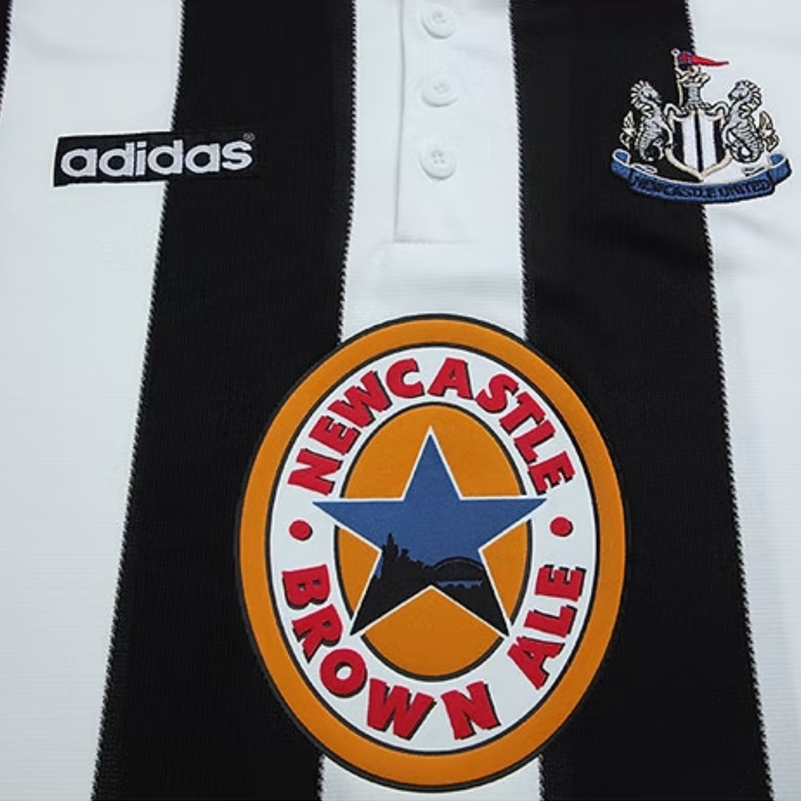 Newcastle United Domicile 95/96 - Manches Longues