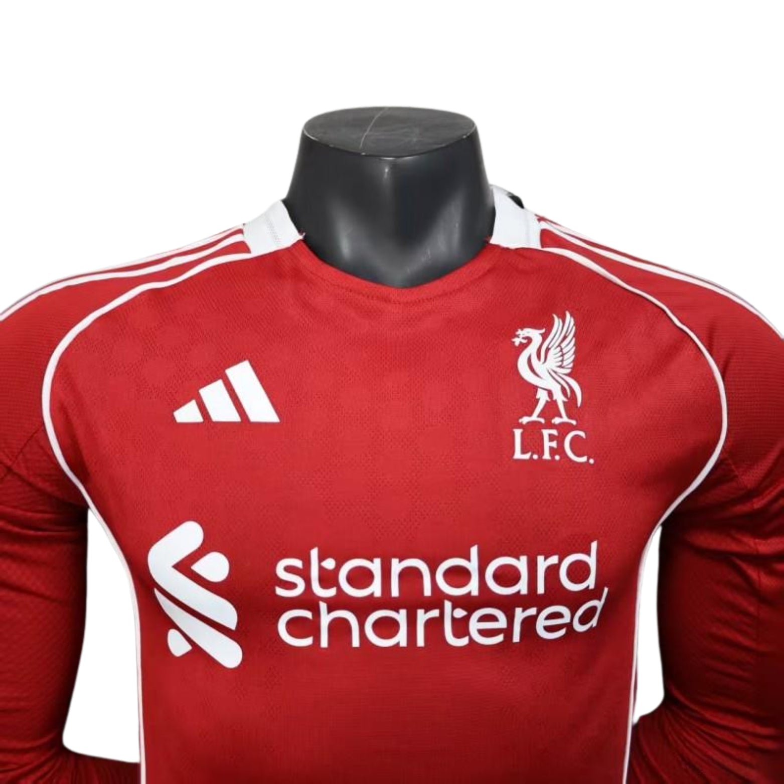 Liverpool Domicile 25/26 - Version Joueur - Manches Longues