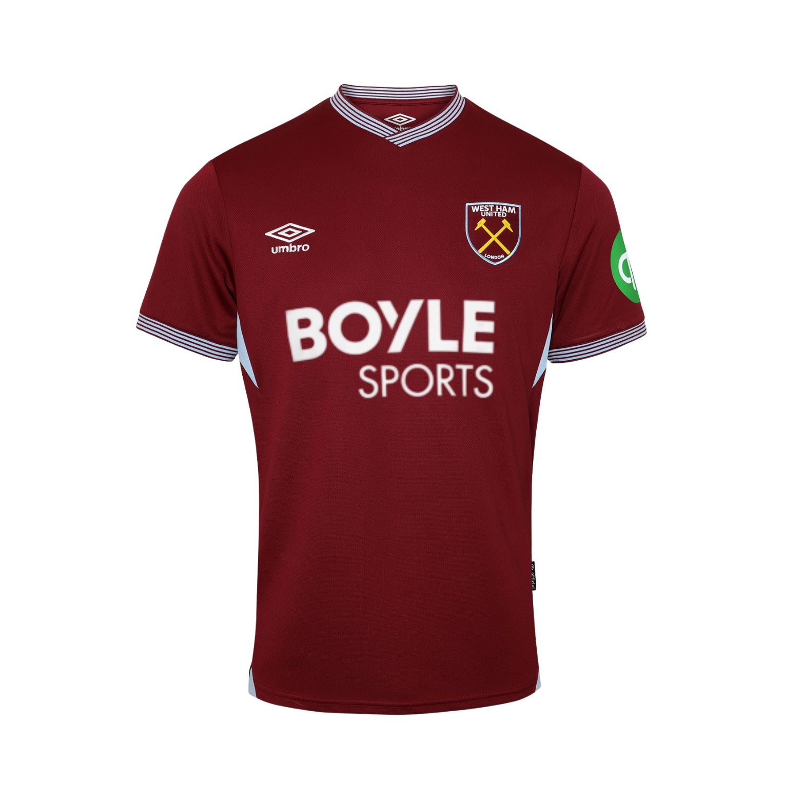 West Ham United Domicile 25/26 - Tous les Sponsors