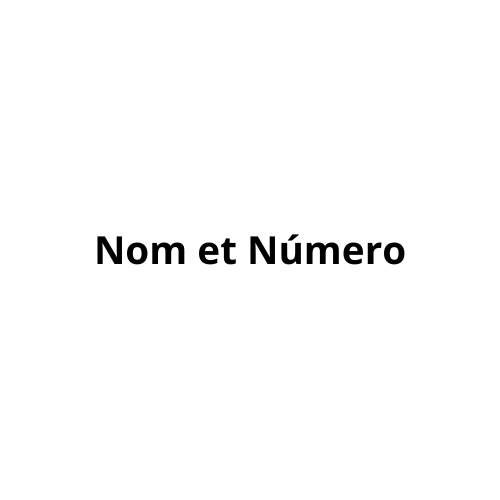 Personnalisation supplémentaire - Nom et Numéro